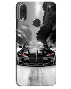 Чехол для Samsung Galaxy M01s с картинкой «BMW — акварельный дрифт» Чехол для Samsung Galaxy M01s с картинкой «BMW — акварельный дрифт»