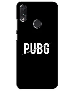 Чехол для Samsung Galaxy M01s с картинкой «PUBG — белый логотип»