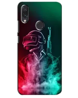 Чехол для Samsung Galaxy M01s с картинкой «PUBG — огненный воин»