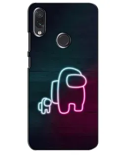 Чехол для Samsung Galaxy M01s с картинкой «Among Us неон-арт» Чехол для Samsung Galaxy M01s с картинкой «Among Us неон-арт»