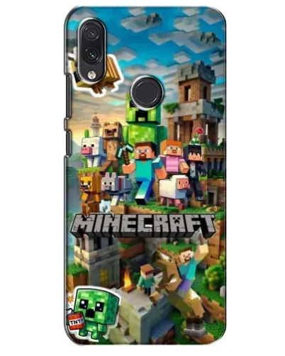 Чехол для Samsung Galaxy M01s с картинкой «Замок Minecraft»