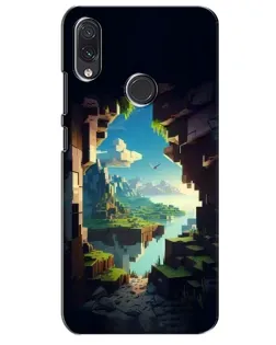 Чехол для Samsung Galaxy M01s с картинкой «Вид из пещеры»