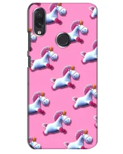 Чехол для Samsung Galaxy M01s с картинкой «Единороги на розовом»