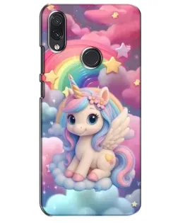 Чехол для Samsung Galaxy M01s с картинкой «Маленький единорог»