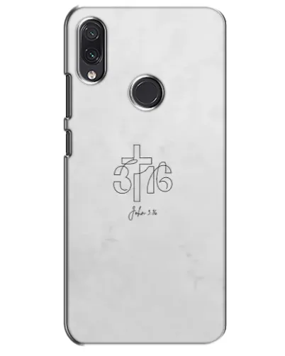 Чехол для Samsung Galaxy M01s с картинкой «Иоанна 3:16 Крест»