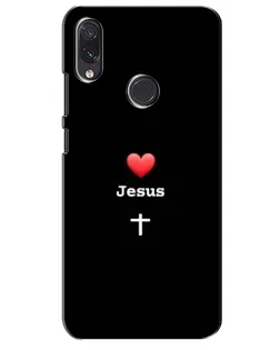 Чехол для Samsung Galaxy M01s с картинкой «Сердце - Jesus» Чехол для Samsung Galaxy M01s с картинкой «Сердце - Jesus»