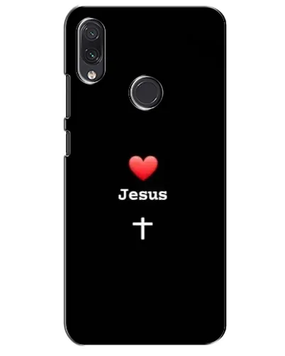 Чехол для Samsung Galaxy M01s с картинкой «Сердце - Jesus»