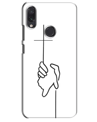 Чехол для Samsung Galaxy M01s с картинкой «Рука держит»