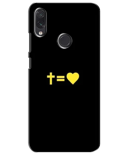 Чехол для Samsung Galaxy M01s с картинкой «Сердце и Крест»