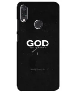 Чехол для Samsung Galaxy M01s с картинкой «GOD — Бог над всем»