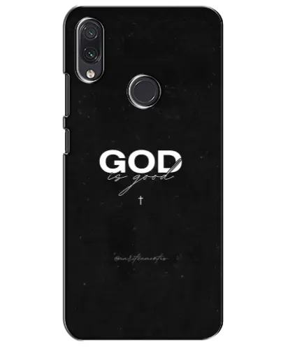 Чехол для Samsung Galaxy M01s с картинкой «GOD — Бог над всем»