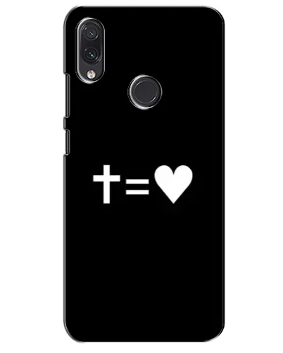 Чехол для Samsung Galaxy M01s с картинкой «Крест и Сердце»