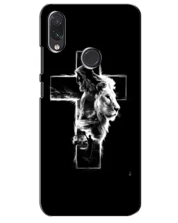 Чехол для Samsung Galaxy M01s с картинкой «Сияющий крест Jesus»