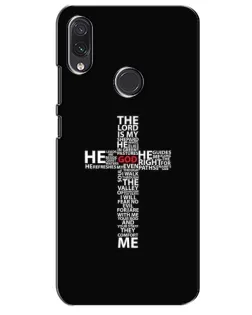 Чехол для Samsung Galaxy M01s с картинкой «Текстовый крест»