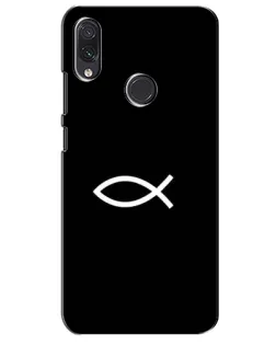 Чехол для Samsung Galaxy M01s с картинкой «Символ рыбы Jesus»