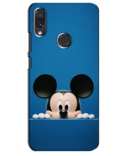 Чехол для Samsung Galaxy M01s с картинкой «Микки выглядывает»