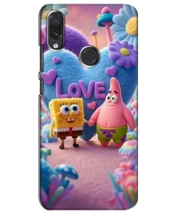 Чехол для Samsung Galaxy M01s с картинкой «Губка Боб Патрик»