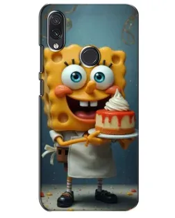Чехол для Samsung Galaxy M01s с картинкой «Повар Спанч Боб»
