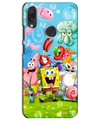 Чехол для Samsung Galaxy M01s с картинкой «Губка Боб и друзья» Чехол для Samsung Galaxy M01s с картинкой «Губка Боб и друзья»