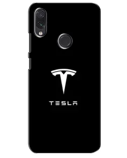 Чехол для Samsung Galaxy M01s с картинкой «Tesla White Logo» Чехол для Samsung Galaxy M01s с картинкой «Tesla White Logo»