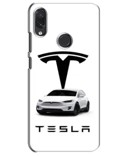 Чехол для Samsung Galaxy M01s с картинкой «Tesla White Style» Чехол для Samsung Galaxy M01s с картинкой «Tesla White Style»