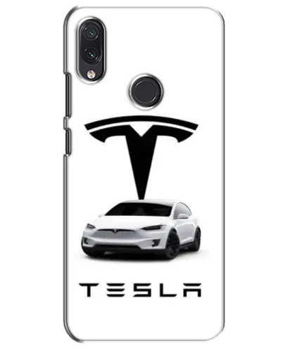 Чехол для Samsung Galaxy M01s с картинкой «Tesla White Style»
