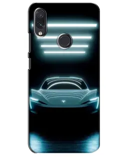 Чехол для Samsung Galaxy M01s с картинкой «Tesla в неоне» Чехол для Samsung Galaxy M01s с картинкой «Tesla в неоне»