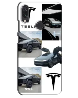 Чехол для Samsung Galaxy M01s с картинкой «Коллаж Cybertruck Tesla» Чехол для Samsung Galaxy M01s с картинкой «Коллаж Cybertruck Tesla»