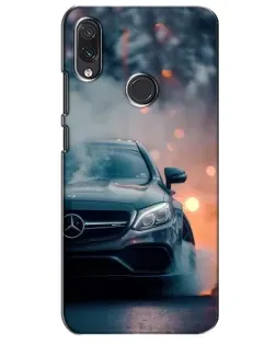 Чехол для Samsung Galaxy M01s с картинкой «Mercedes — ночной город»