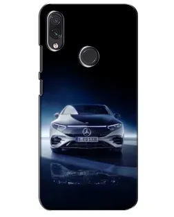 Чехол для Samsung Galaxy M01s с картинкой «Ночной Mercedes EQ»
