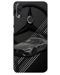 Чехол для Samsung Galaxy M01s с картинкой «Mercedes AMG — графика»
