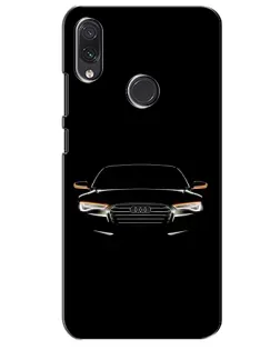 Чехол для Samsung Galaxy M01s с картинкой «Audi — ночной контур» Чехол для Samsung Galaxy M01s с картинкой «Audi — ночной контур»