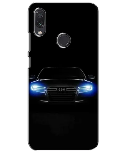 Чехол для Samsung Galaxy M01s с картинкой «Audi в неоне»