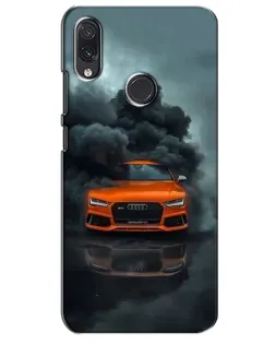 Чехол для Samsung Galaxy M01s с картинкой «Audi в облаках дыма» Чехол для Samsung Galaxy M01s с картинкой «Audi в облаках дыма»