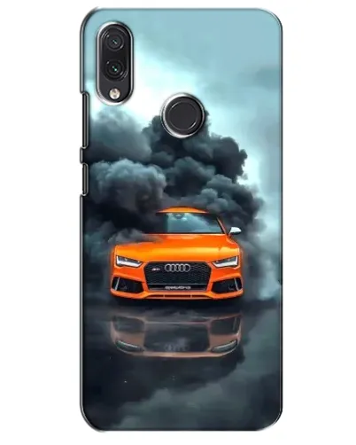 Чехол для Samsung Galaxy M01s с картинкой «Audi в облаках дыма»