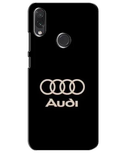 Чехол для Samsung Galaxy M01s с картинкой «Audi — золотой логотип»