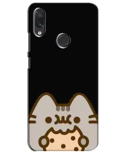 Чехол для Samsung Galaxy M01s с картинкой «Пушин на черном»
