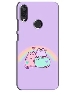 Чехол для Samsung Galaxy M01s с картинкой «Радужные Пушины»