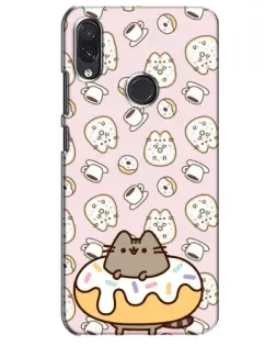 Чехол для Samsung Galaxy M01s с картинкой «Пушин на пончике»