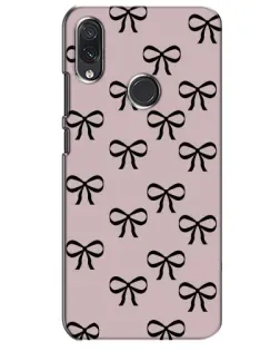 Чехол для Samsung Galaxy M01s с картинкой «Черные бантики»