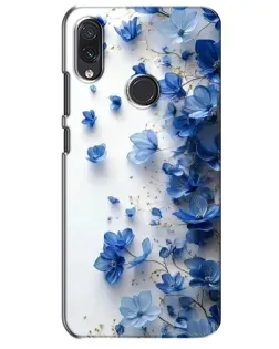 Чехол для Samsung Galaxy M01s с картинкой «Голубой цветочный каскад» Чехол для Samsung Galaxy M01s с картинкой «Голубой цветочный каскад»
