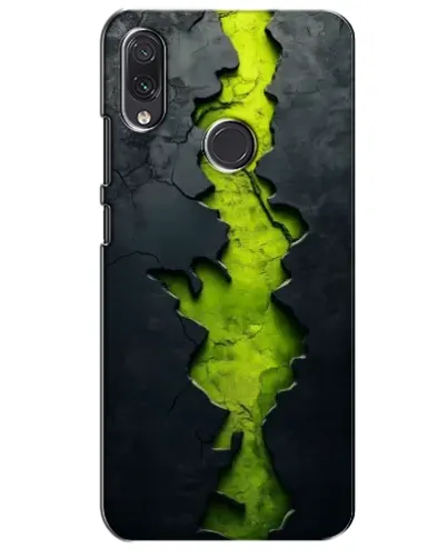 Чехол для Samsung Galaxy M01s с картинкой «Салатовый разлом скалы»