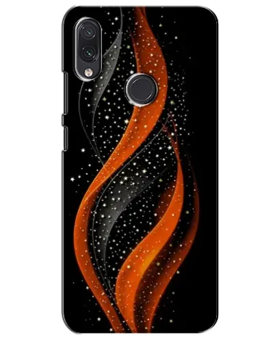 Чехол для Samsung Galaxy M01s с картинкой «Огненная звездная волна»