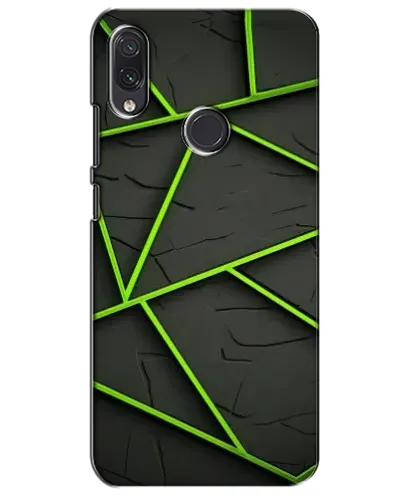 Чехол для Samsung Galaxy M01s с картинкой «Зеленые геометрические линии»