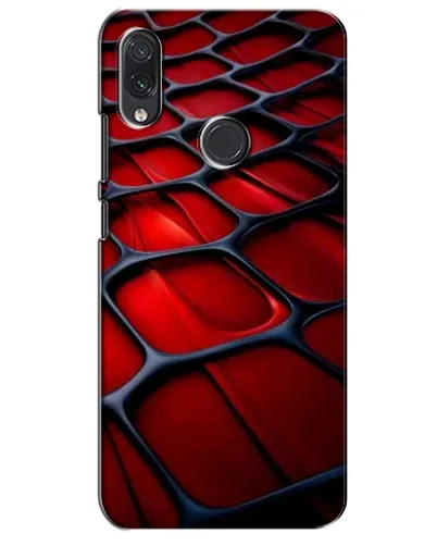 Чехол для Samsung Galaxy M01s с картинкой «Красная глянцевая сетка»