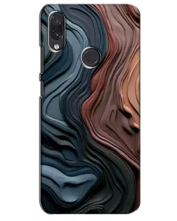 Чехол для Samsung Galaxy M01s с картинкой «Цветные волны каньона»