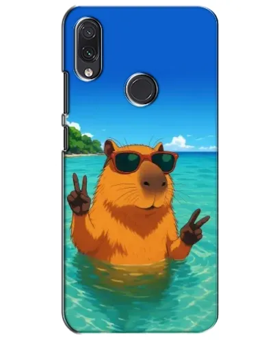 Чехол для Samsung Galaxy M01s с картинкой «Морская капибара»