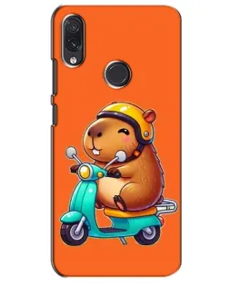 Чехол для Samsung Galaxy M01s с картинкой «Капибара на скутере» Чехол для Samsung Galaxy M01s с картинкой «Капибара на скутере»