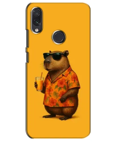 Чехол для Samsung Galaxy M01s с картинкой «Капибара на отдыхе»