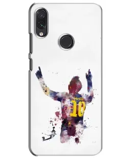 Чехол для Samsung Galaxy M01s с картинкой «Акварельный Месси Барселона»
